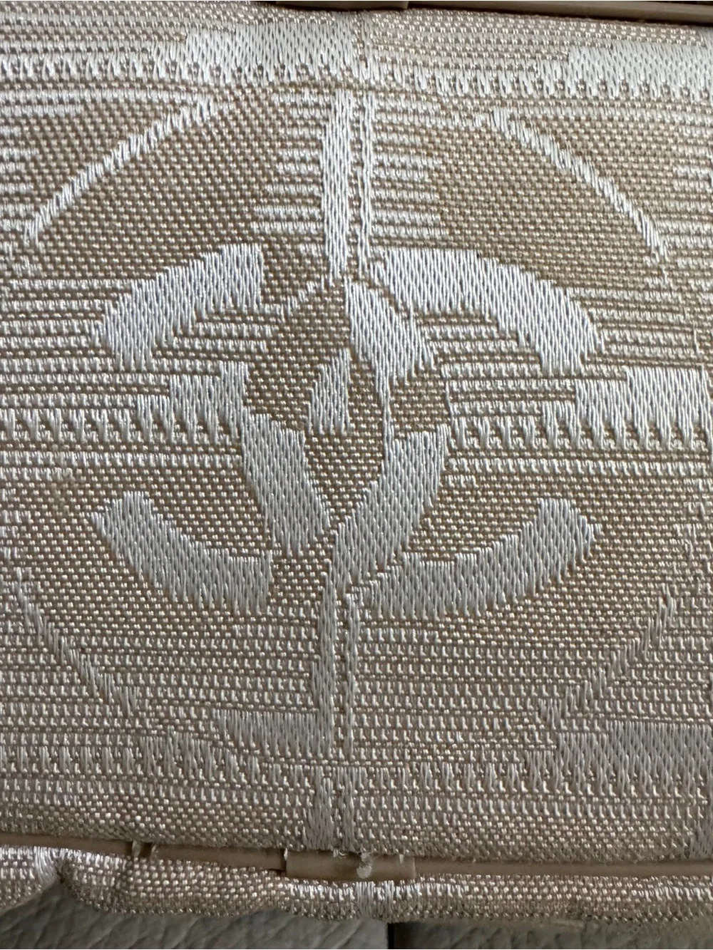 CHANEL travel line Beige & Cream Logo Pattern Tote